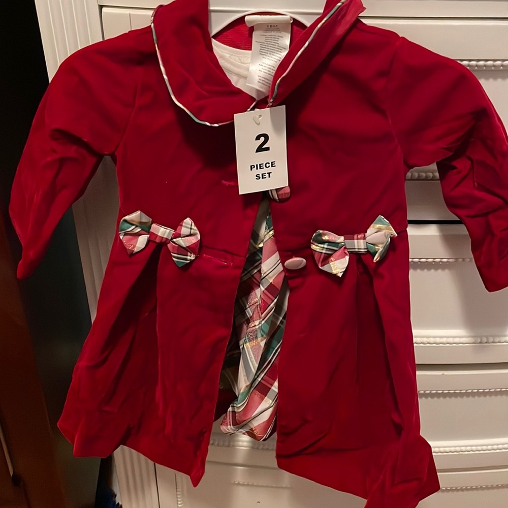 Baby girl Christmas outfit